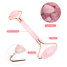 Cargar imagen en el visor de la galería, Roller Facial Cuarzo Rosa